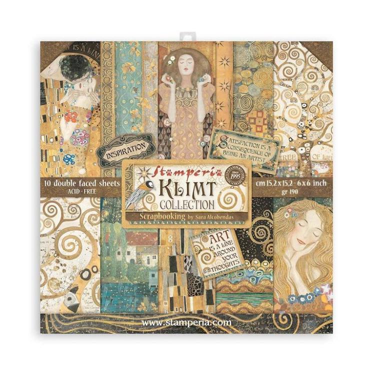 Stamperia 6x6 Paper Pad Klimt #SBBXS09