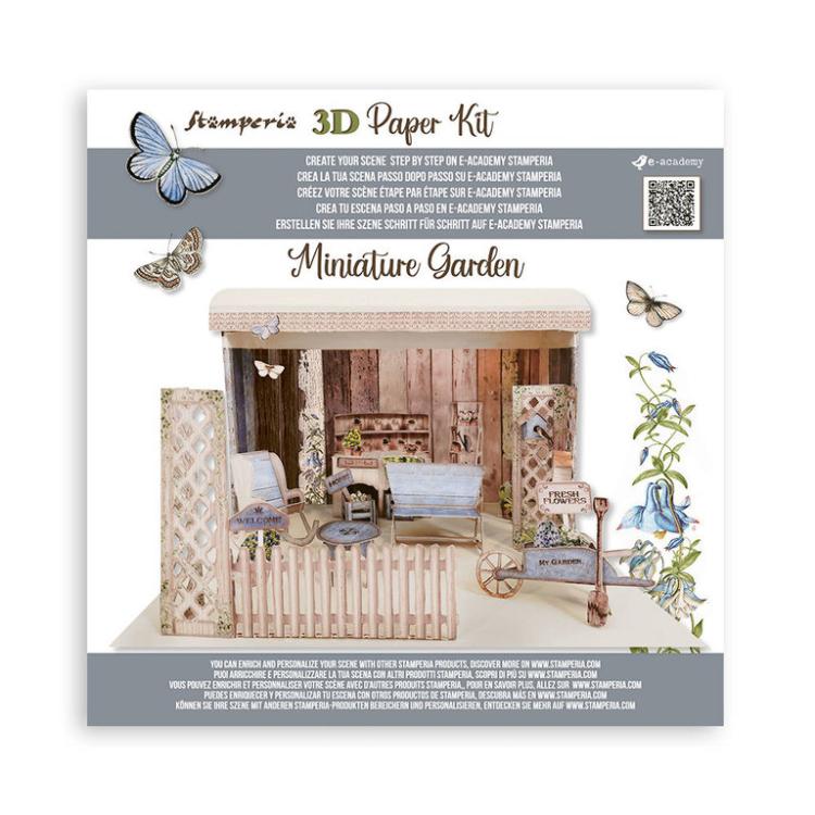 Stamperia 3D Paper Kit Romantic Garden House POP10