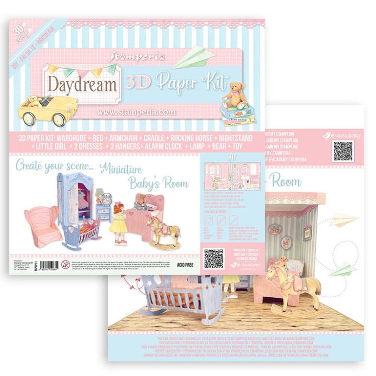 Stamperia 3D Paper Kit DayDream Babyroom POP11