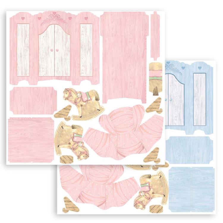 Stamperia 3D Paper Kit DayDream Babyroom POP11