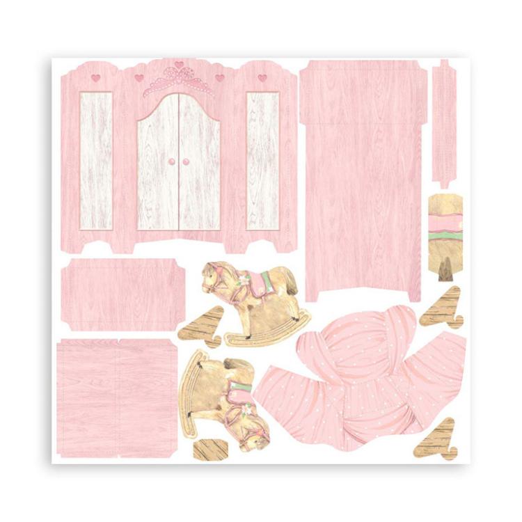 Stamperia 3D Paper Kit DayDream Babyroom POP11