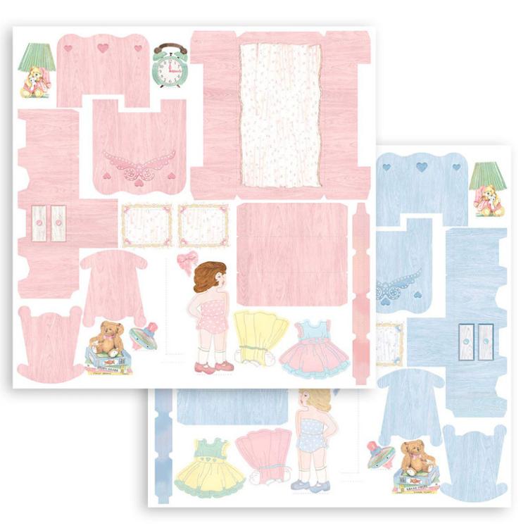 Stamperia 3D Paper Kit DayDream Babyroom POP11