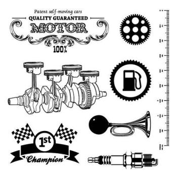 ScrapBerry´s Stempel Motor