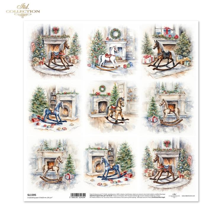 SL1595 ITD Collection Winter Toys 12x12 Sheet