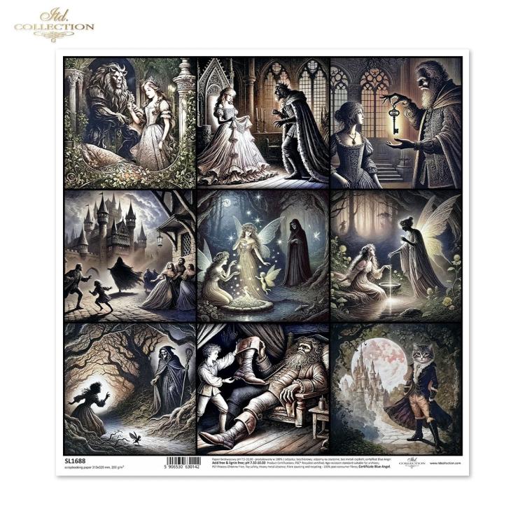 SL1688 ITD Collection Lost in a Fairy Tale 12x12 Paper Sheet