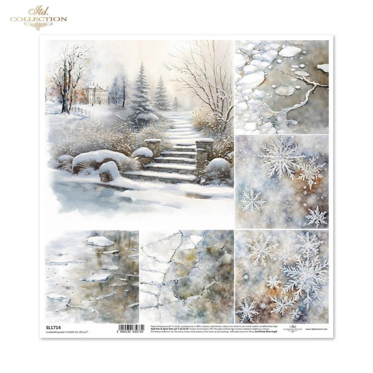 SL1714 ITD Collection Botanical Garden in Winter 12x12 Sheet