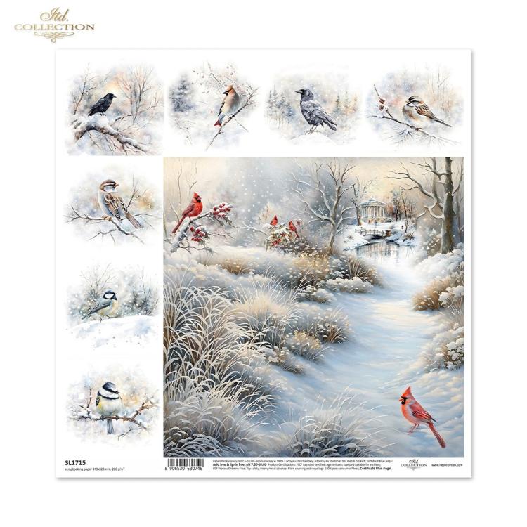 SL1715 ITD Collection Botanical Garden in Winter 12x12 Sheet