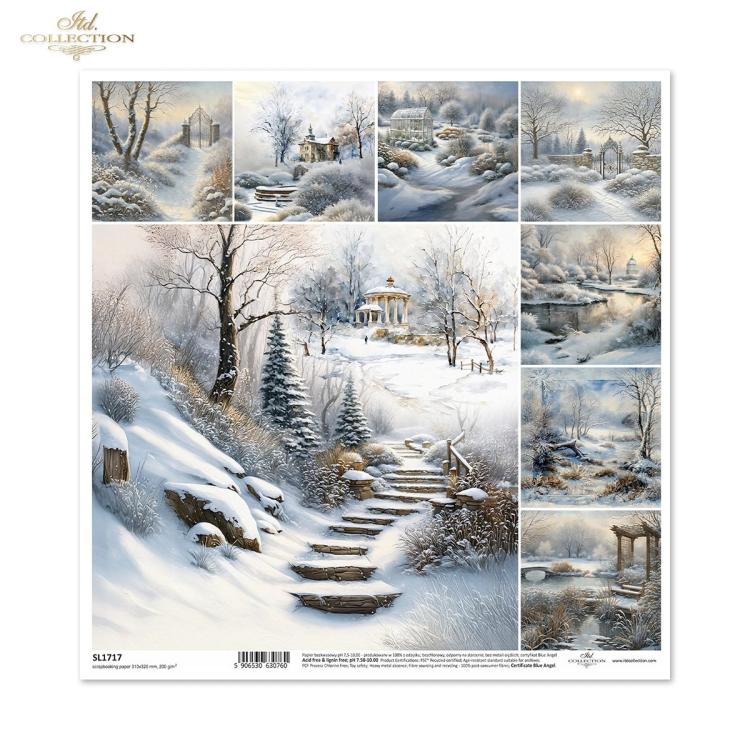 SL1717 ITD Collection Botanical Garden in Winter 12x12 Sheet