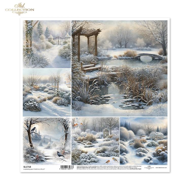 SL1718 ITD Collection Botanical Garden in Winter 12x12 Sheet