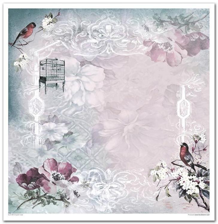 ITD Collection 12x12 Paper Pad English Rose