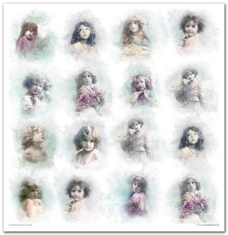 ITD Collection 12x12 Paper Pad Shabby Chic for Spring