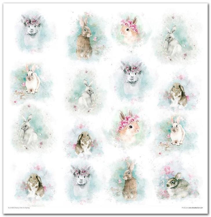 ITD Collection 12x12 Paper Pad Shabby Chic for Spring