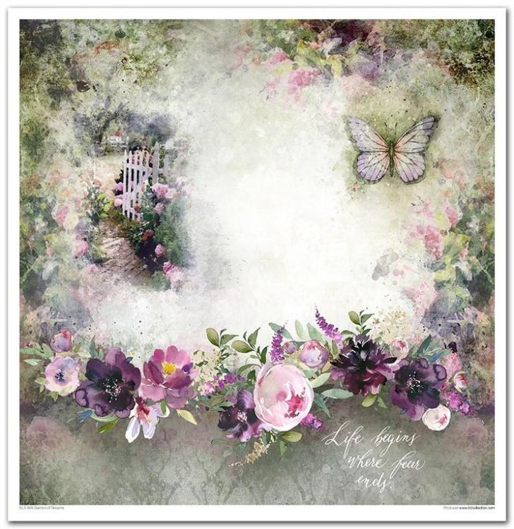 ITD Collection 12x12 Paper Pad Garden of Dreams