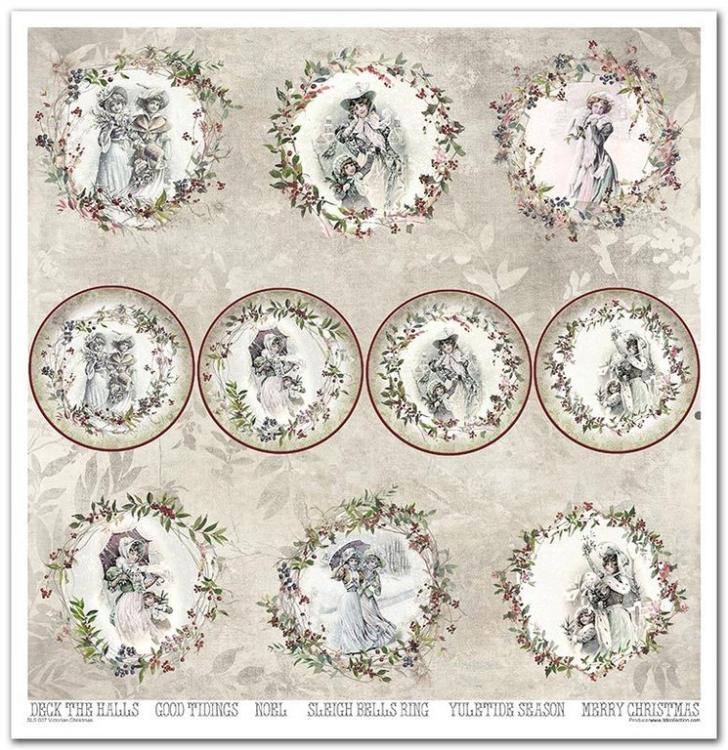 ITD Collection 12x12 Paper Pad Victorian Christmas #037