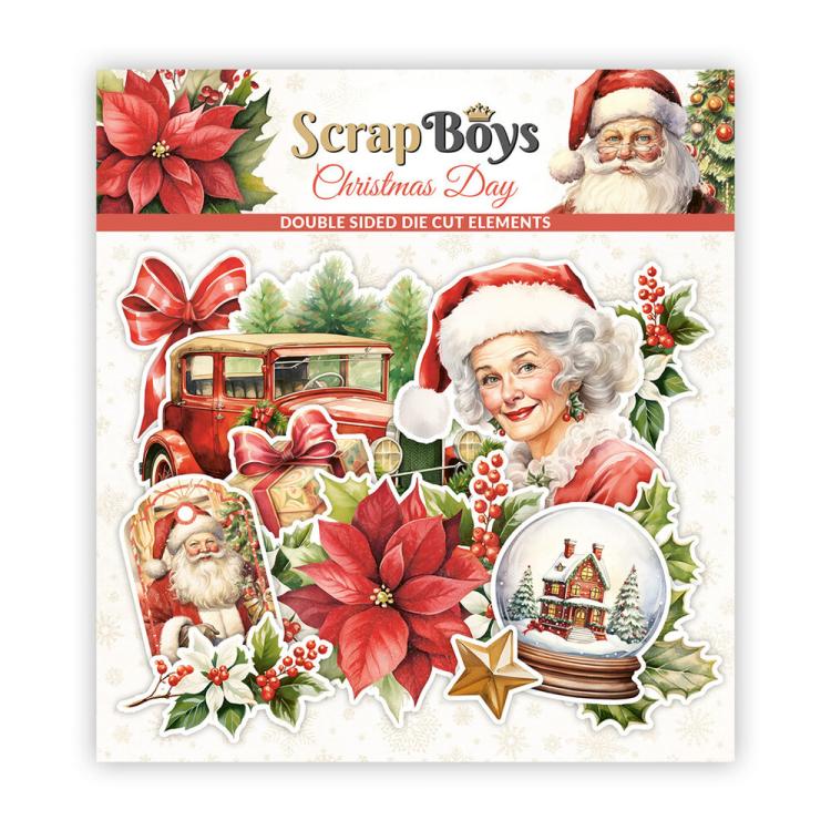 ScrapBoys Christmas Day Double Sided Die Cut Elements