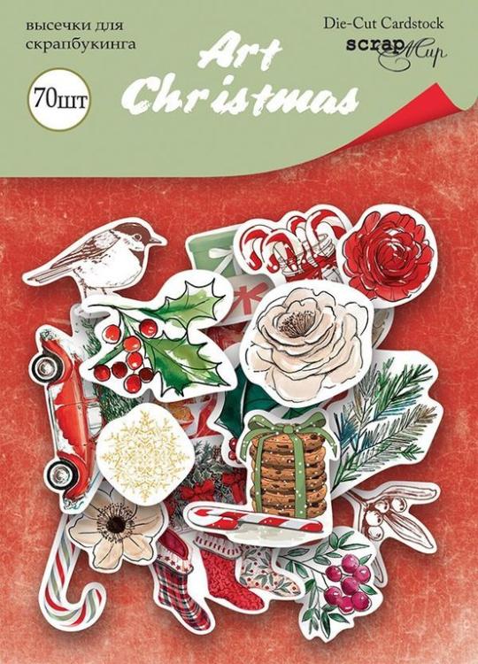 ScrapMir 12x12 Scrapbooking MINI Kit Art Christmas