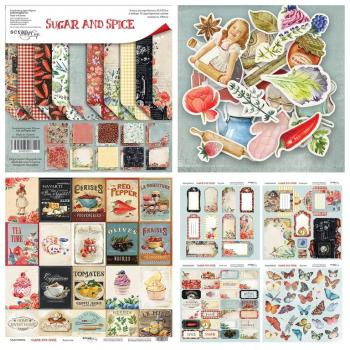 ScrapMir 12x12 Scrapbooking Kit Sugar and Spice