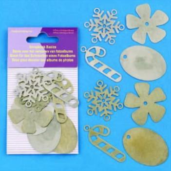 Scrapbook Metall Embellishments Weihnachten #3003