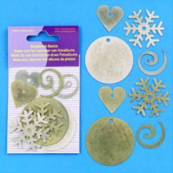 Scrapbook Metall Embellishments Weihnachten #3005