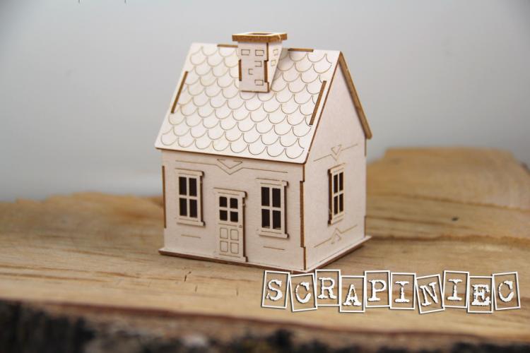 Scrapiniec Chipboard 3D Tiny Family House #5535