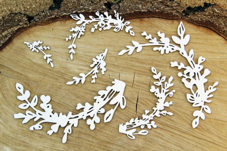 Scrapiniec Chipboard Big Branches Set #5712