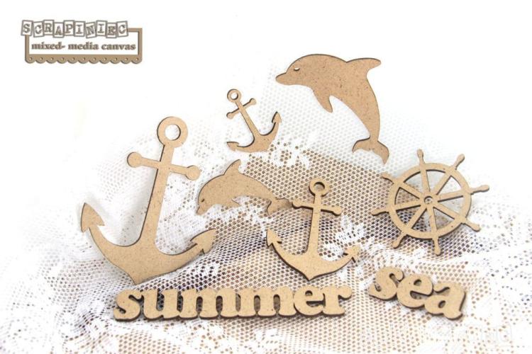 Scrapiniec Chipboard Marine Embellishment  #5602