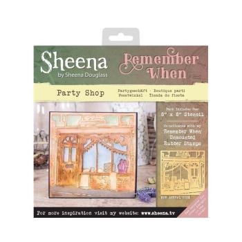 Sheena Douglass 8x8 Decorative Stencil Party Shop