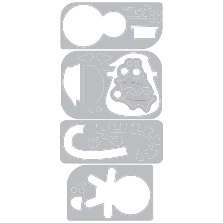 2D Texture Fades Embossing Folder By Tim Holtz Christmas #666863