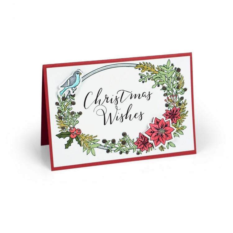 Sizzix Coloring Cards Christmas In Color