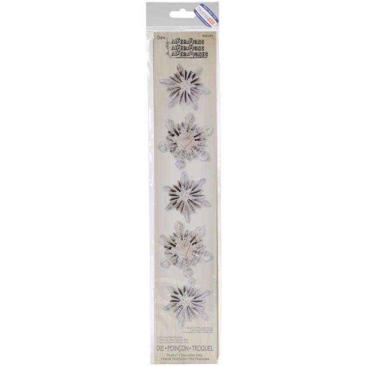 Sizzlits Decorative Strip Mini Snowflake Rosette