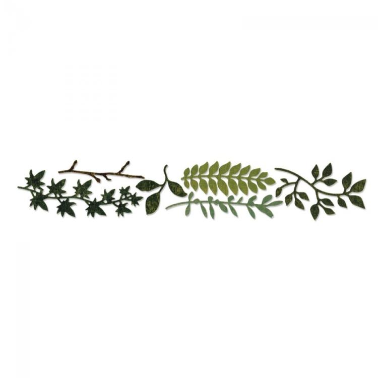 Sizzlits Decorative Strip Spring Greenery