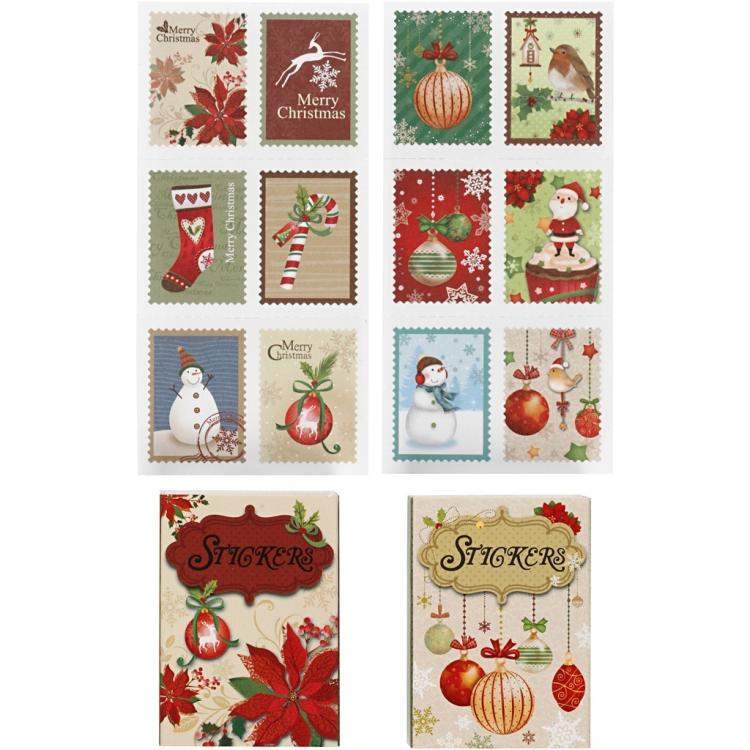 Stamp Stickers Weihnachten