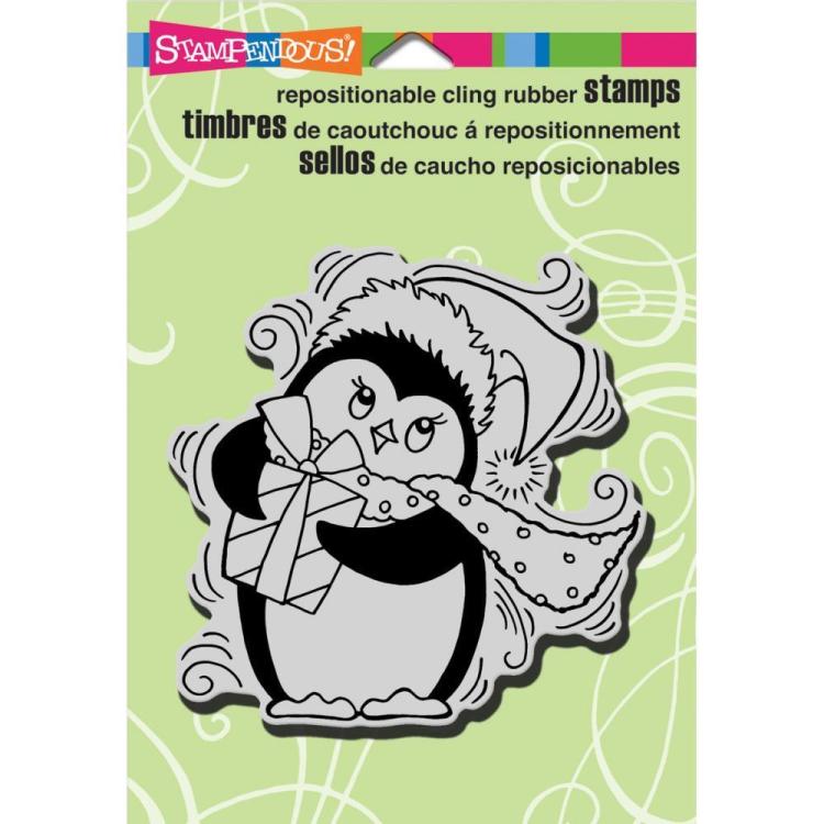 Stampendous Cling Stempel - Penpattern Penguin