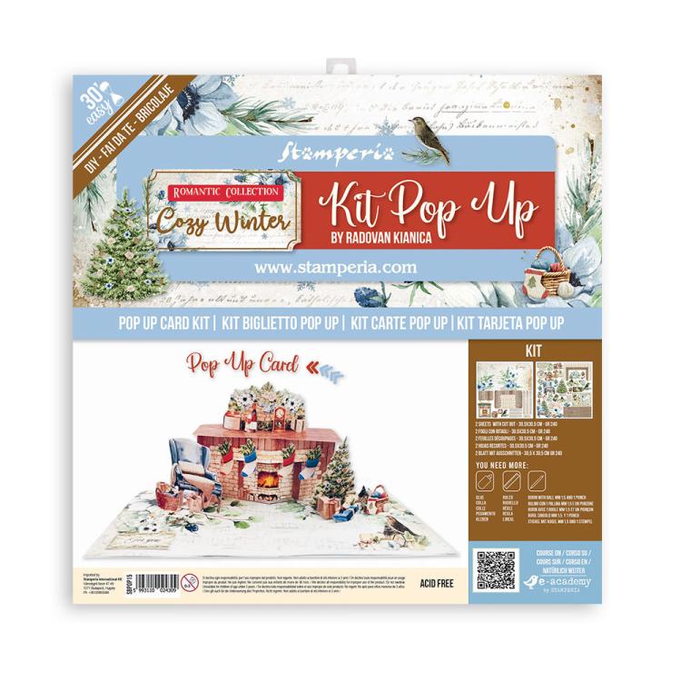 Stamperia 3D Paper Kit Cozy Winter SBPOP15