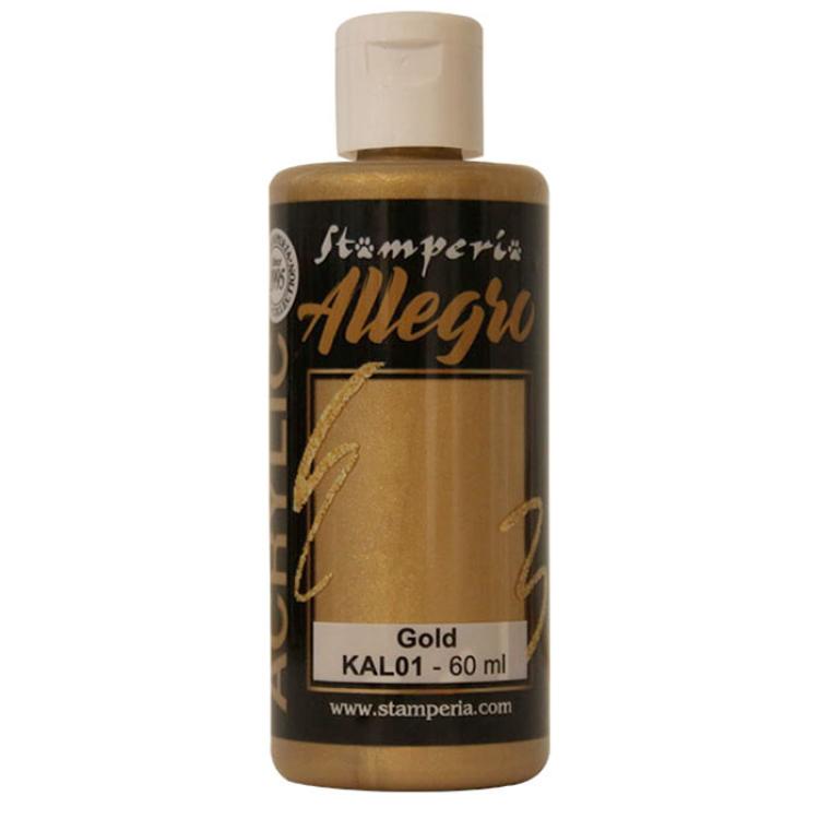 Stamperia Allegro Paint Gold Metallic KAL01