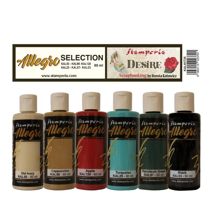 Stamperia Kit Allegro Desire KIT25