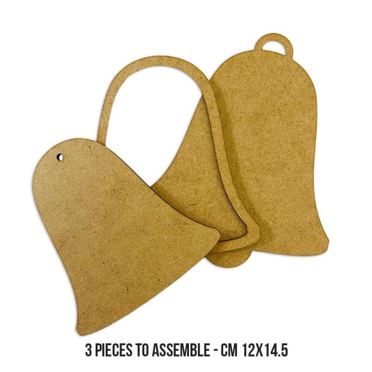 Stamperia MDF Crafty Shapes Blanks Bells KLSM02