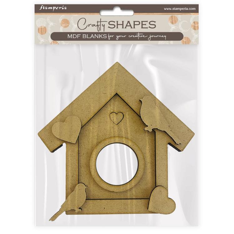 Stamperia MDF Crafty Shapes Blanks Dewdrops Nest KLSM30