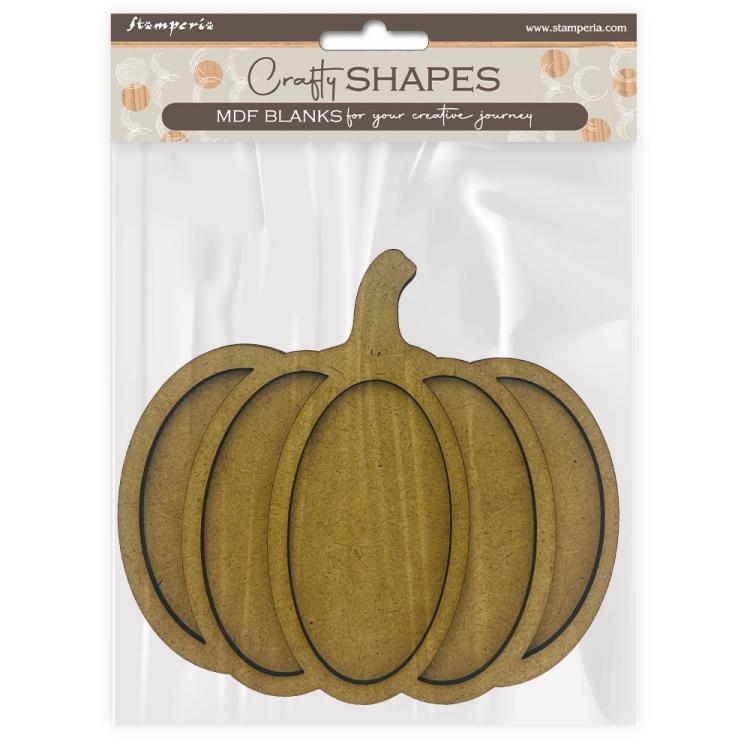 Stamperia MDF Crafty Shapes Blanks Golden Harmony Pumpinks KLSM22