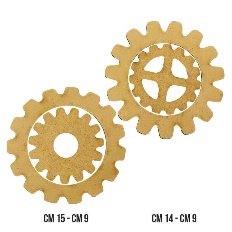 Stamperia Master of Magic MDF Crafty Shapes Blanks Gears KLSM37