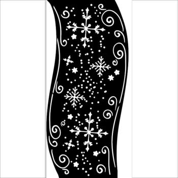 Stamperia Stencil Christmas Ribbon KSTDL83