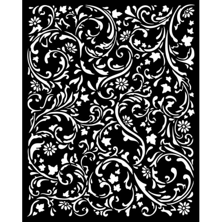 Stamperia Stencil Magic Forest Swirls Pattern KSTD131