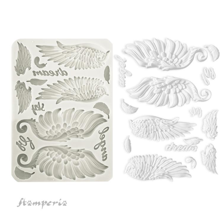 Stamperia Wings A5 Silicone Mould KACMA512