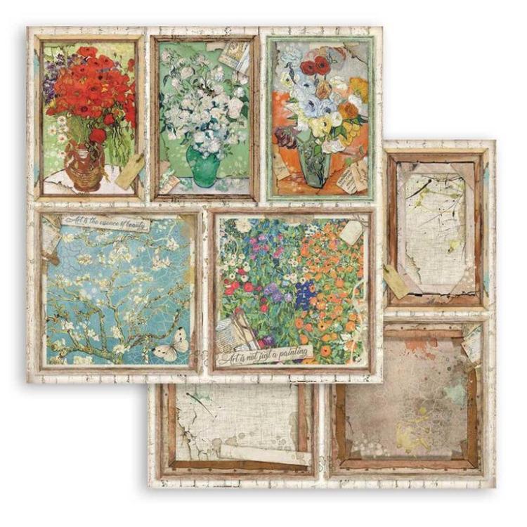 Stamperia 12x12 Paper Atelier Cards #SBB779