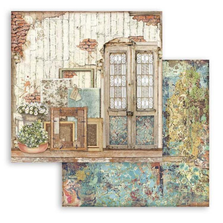 Stamperia 12x12 Paper Atelier Door #SBB777