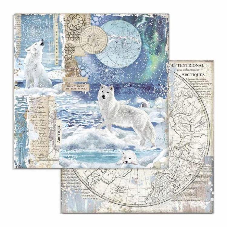 Stamperia 12x12 Paper Set Wolf #SBB733