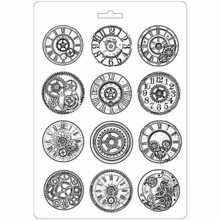 Stamperia A4 Soft Mould Mechanisms #453