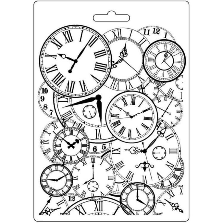 Stamperia A5 Soft Modelling Mould Clocks #548