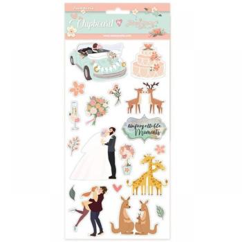 Stamperia Chipboard 15x30cm Love Story Weddings