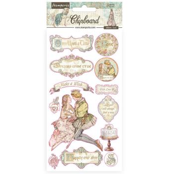 Stamperia Chipboard 15x30cm Sleeping Beauty DFLCB30